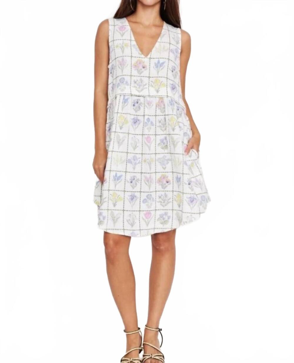 NEW DRA LOS ANGELES alhena floral dress in picnic